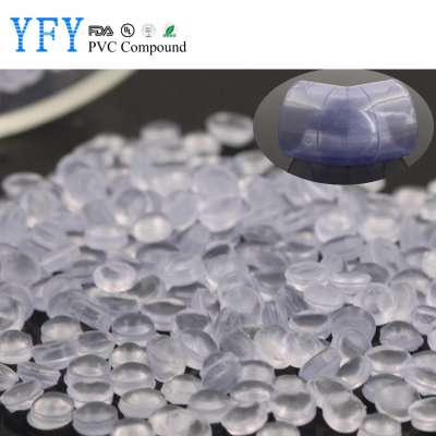 reach certificated rigid transparent pvc pellets